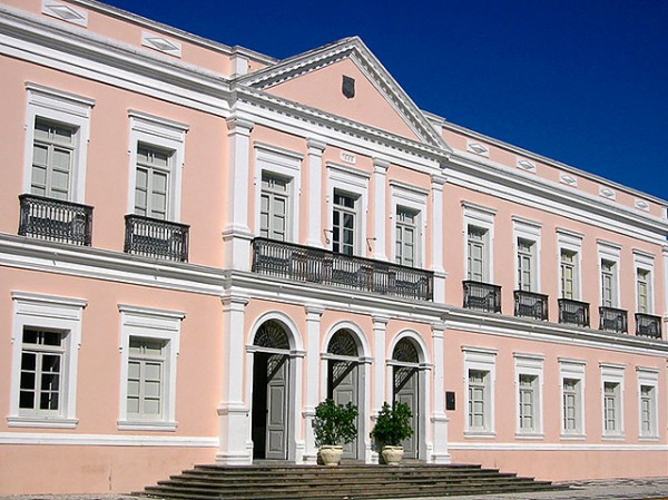Prédio da Pinacoteca do RN. Projetado de acordo com arquitetura neoclássica. (Foto: Divulgação)