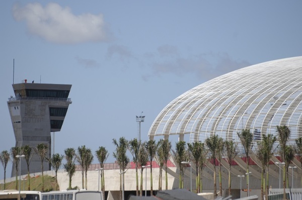 Aeroporto Internacional Aluízio Alves, em São Gonçalo do Amarante, ficou em 12º lugar no ranking geral de qualidade aeroportuária da Secretaria de Aviação Civil (SAC). (Foto: Novo Jornal)