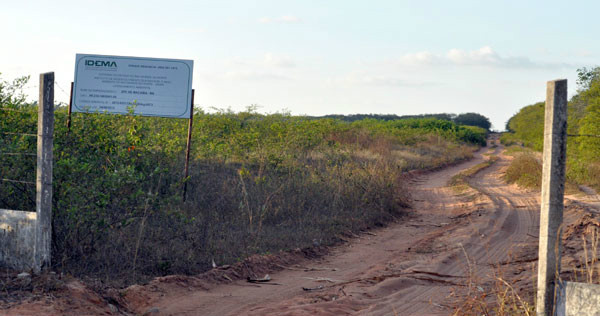 Área que deveria abrigar a ZPE de Macaíba: Concessionária deveria ter feito a infraestrutura para a instalação de até 40 empresas. (Foto: Joana Lima)