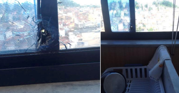 Cláudio Santos mora no apartamento do 16º andar de um dos edifícios na Avenida Sylvio Pedroza. (Foto: Cedida/Blog Eliana Lima)